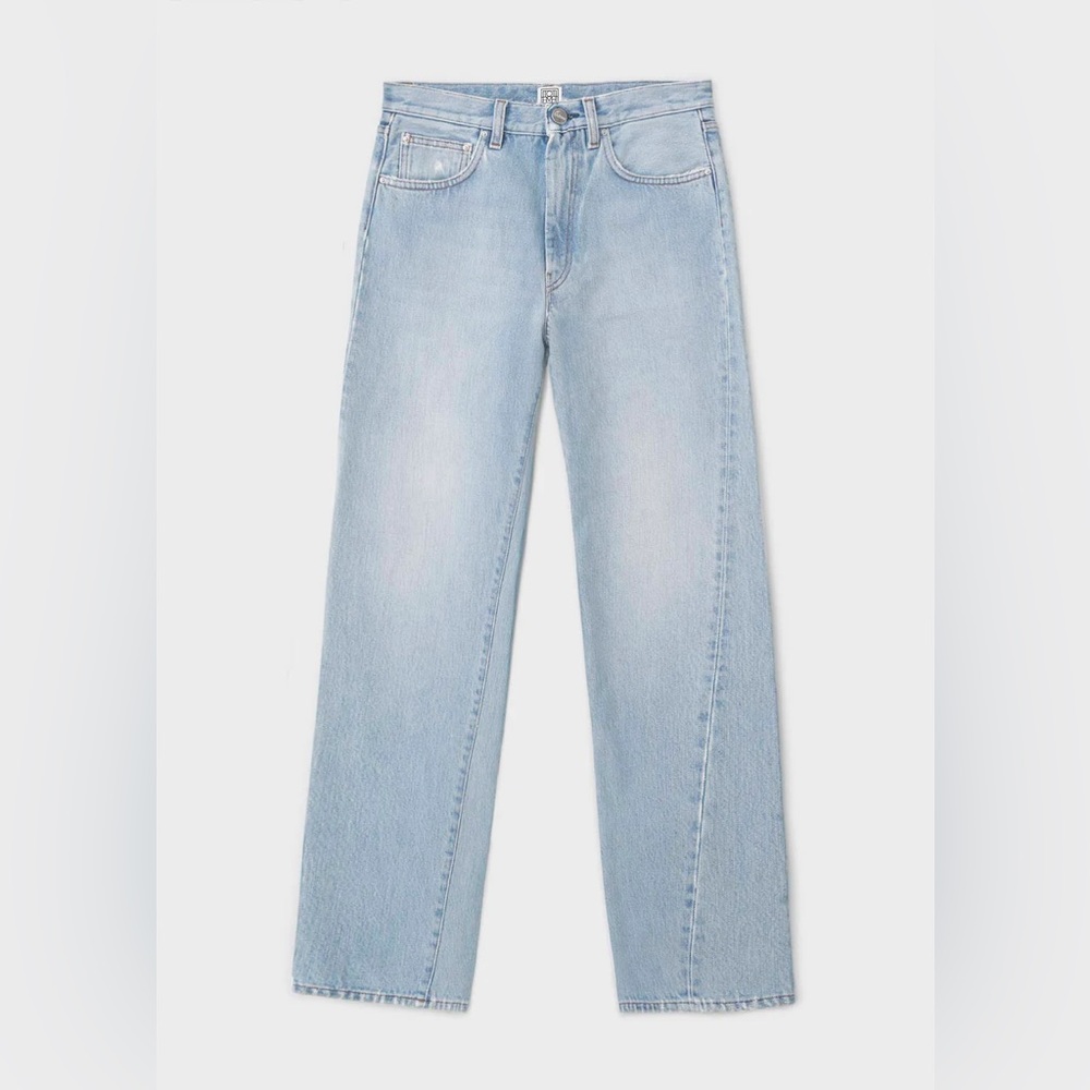 Toteme Twisted Seam Jeans in Light Blue